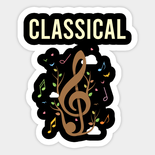 Music Nature Classical Sticker by Hanh Tay